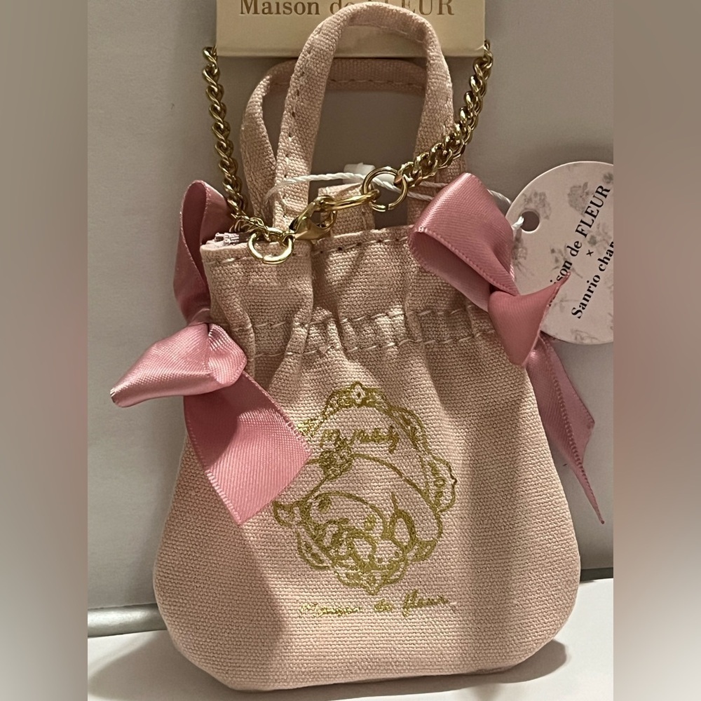 My Melody x Maison De Fleur Bag Charm-Mini Tote Style (2021) - Picture 3 of 8
